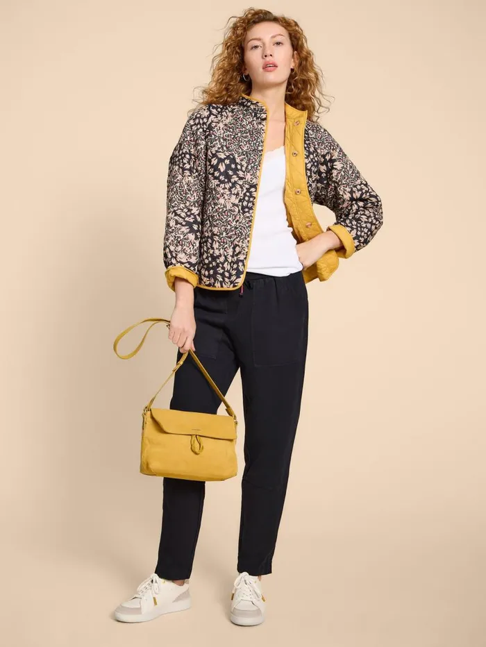 White Stuff TROUSERS Jersey Ava Jogger Pure Black 8211 Women