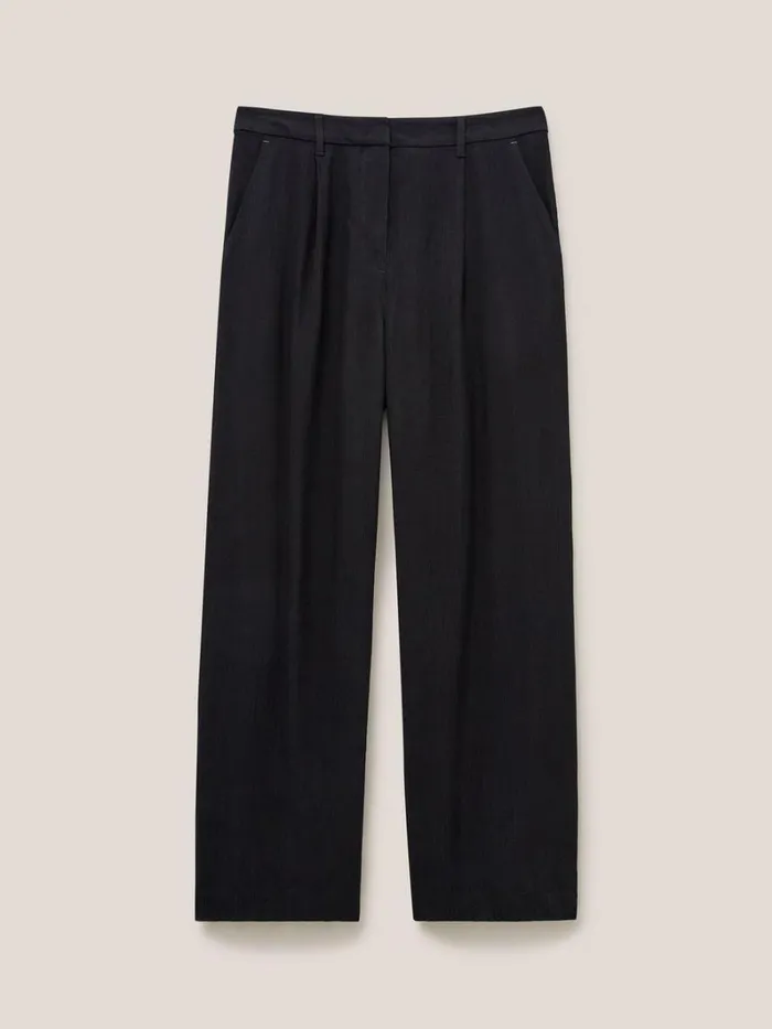 White Stuff TROUSERS Lucinda Crepe Wide Leg Trouser Pure Black 8211 Women White Stuff TROUSERS Lucinda Crepe Wide Leg Trouser Pure Black 8211 Women