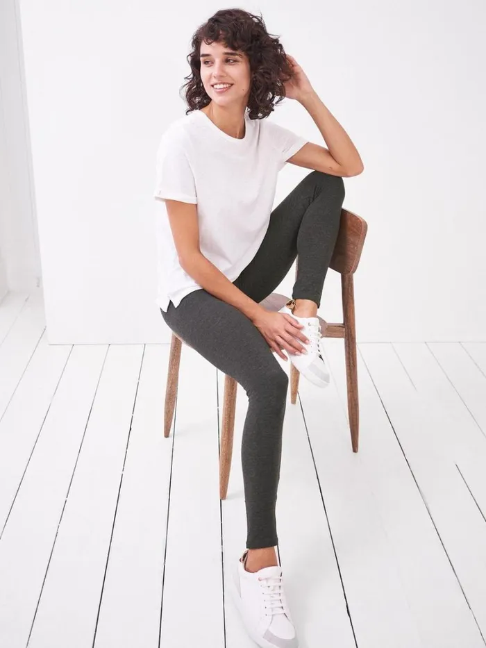 White Stuff TROUSERS Maddie Leggings Grey Marl 8211 Women