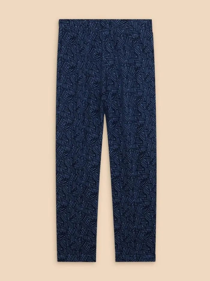 White Stuff TROUSERS Maison Eco Vero Printed Jersey Trouser Navy Print 8211 Women White Stuff TROUSERS Maison Eco Vero Printed Jersey Trouser Navy Print 8211 Women