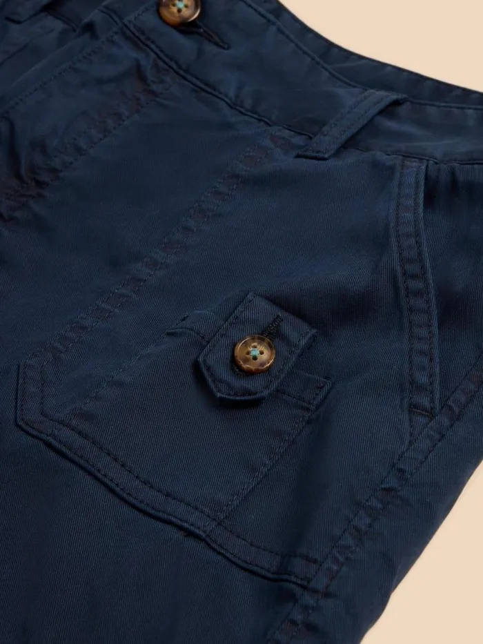 White Stuff TROUSERS Mollie Woven Combat Shorts Dark Navy 8211 Women White Stuff TROUSERS Mollie Woven Combat Shorts Dark Navy 8211 Women