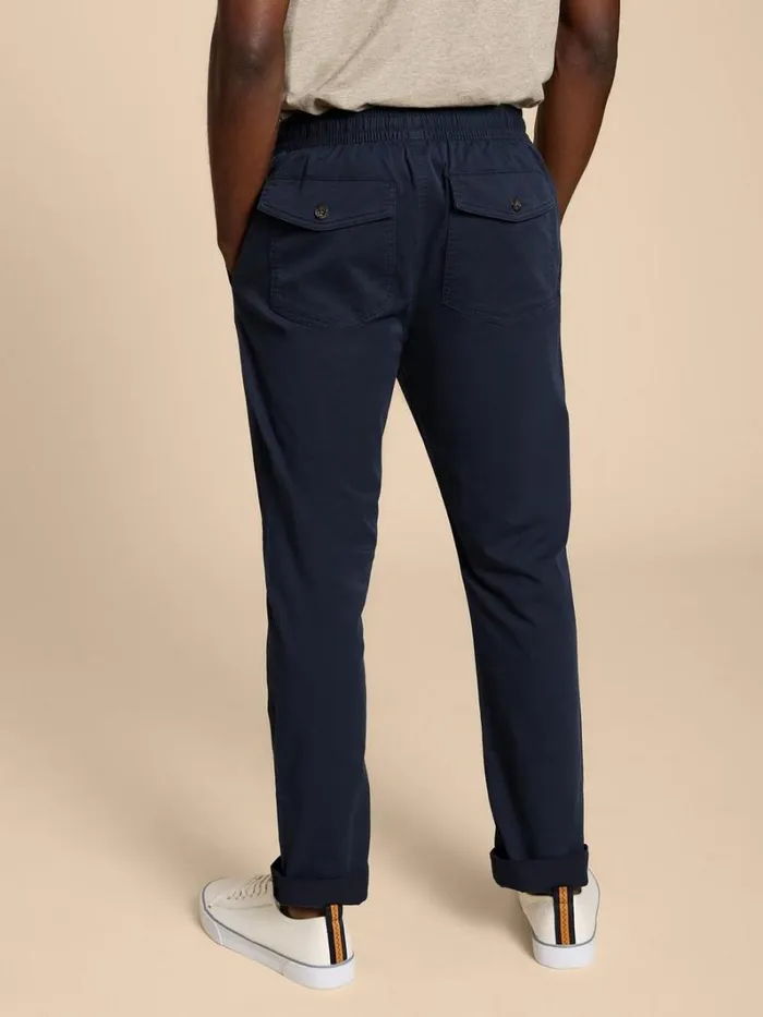 White Stuff TROUSERS Palmer Drawstring Chino Dark Navy 8211 Men White Stuff TROUSERS Palmer Drawstring Chino Dark Navy 8211 Men