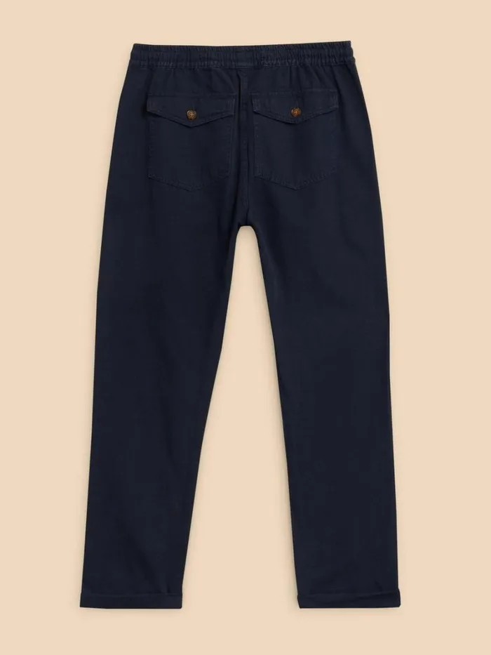 White Stuff TROUSERS Palmer Drawstring Chino Dark Navy 8211 Men White Stuff TROUSERS Palmer Drawstring Chino Dark Navy 8211 Men