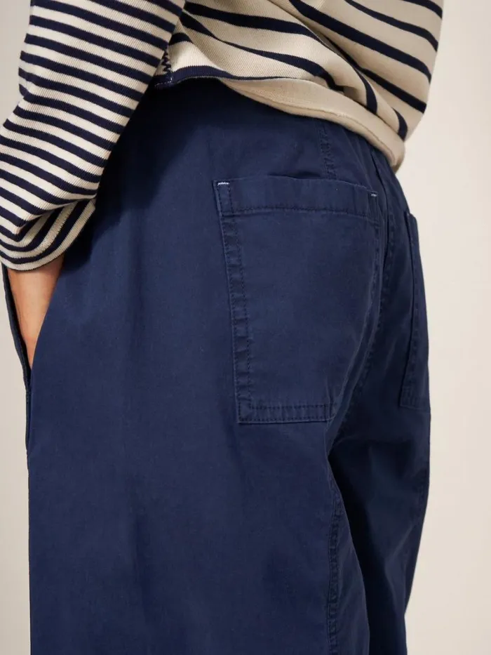 White Stuff TROUSERS Paulette Wide Leg Trouser Dark Navy 8211 Women