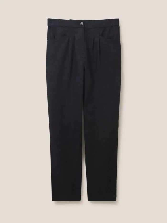 White Stuff TROUSERS Rowena Linen Trouser Pure Black 8211 Women White Stuff TROUSERS Rowena Linen Trouser Pure Black 8211 Women