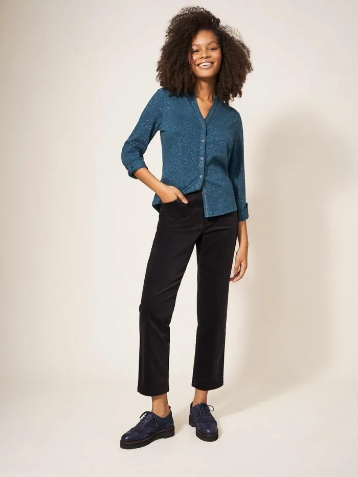 White Stuff TROUSERS Savannah Velvet Trouser Pure Black 8211 Women White Stuff TROUSERS Savannah Velvet Trouser Pure Black 8211 Women