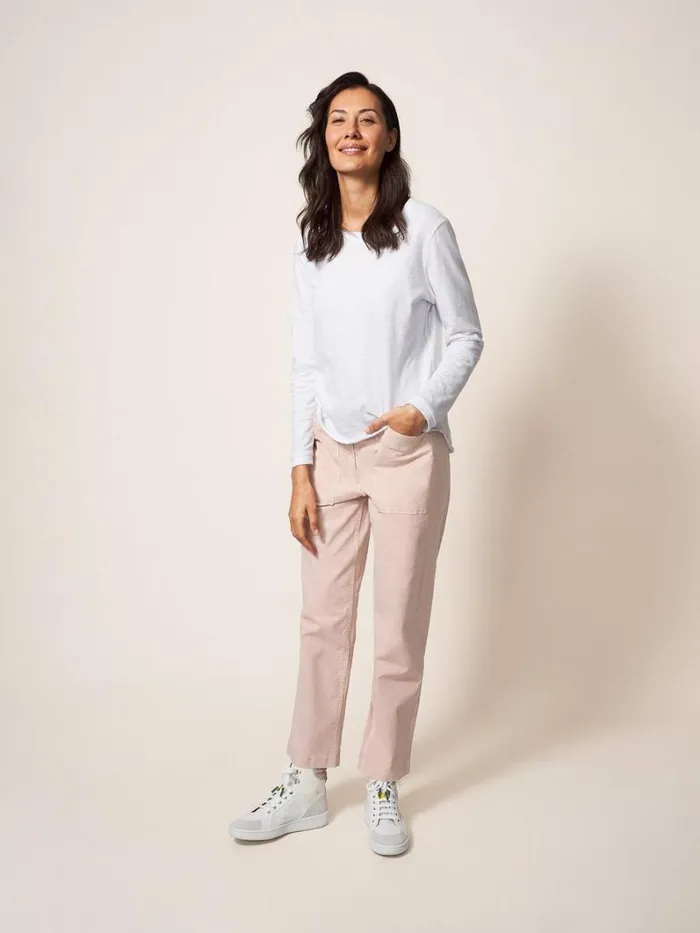 White Stuff TROUSERS Tessa Chino Mid Pink 8211 Women