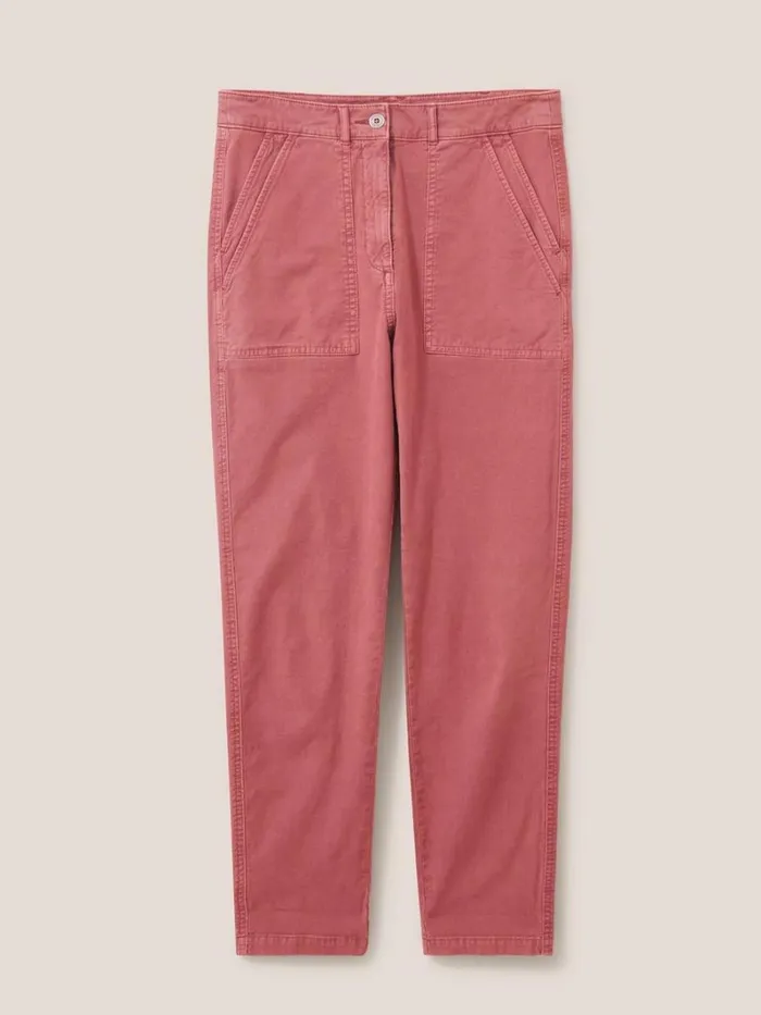 White Stuff TROUSERS Twister Chino Mid Plum 8211 Women White Stuff TROUSERS Twister Chino Mid Plum 8211 Women
