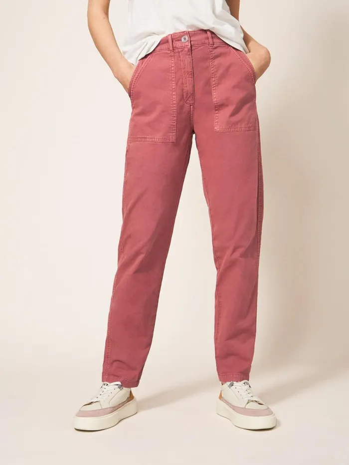 White Stuff TROUSERS Twister Chino Mid Plum 8211 Women White Stuff TROUSERS Twister Chino Mid Plum 8211 Women