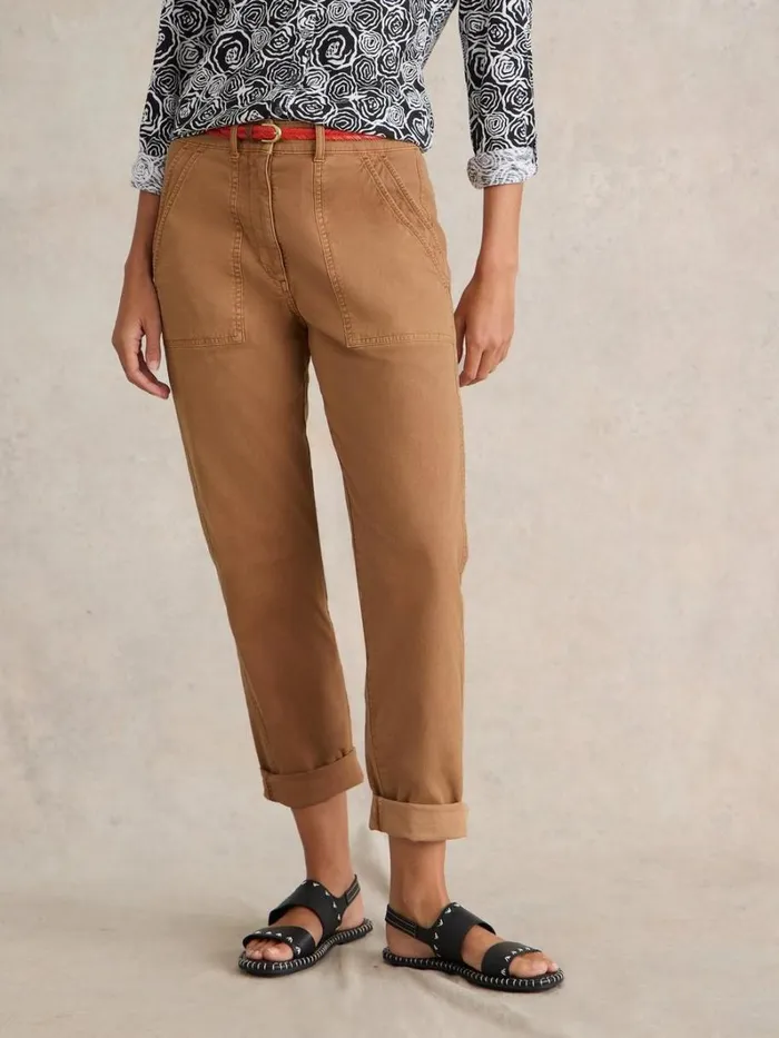 White Stuff TROUSERS Twister Chino Mid Tan 8211 Women White Stuff TROUSERS Twister Chino Mid Tan 8211 Women