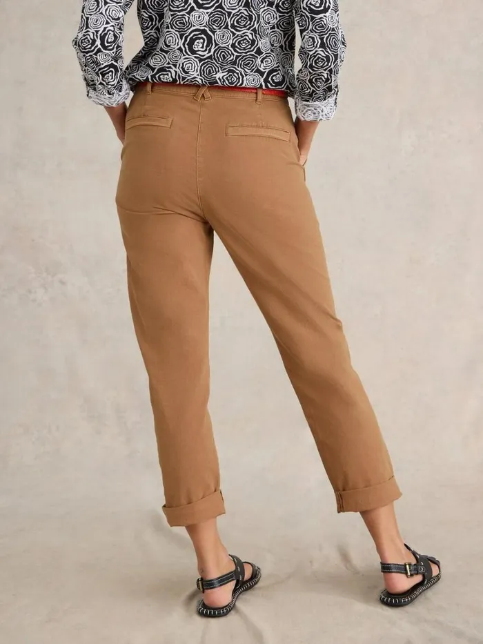 White Stuff TROUSERS Twister Chino Mid Tan 8211 Women White Stuff TROUSERS Twister Chino Mid Tan 8211 Women