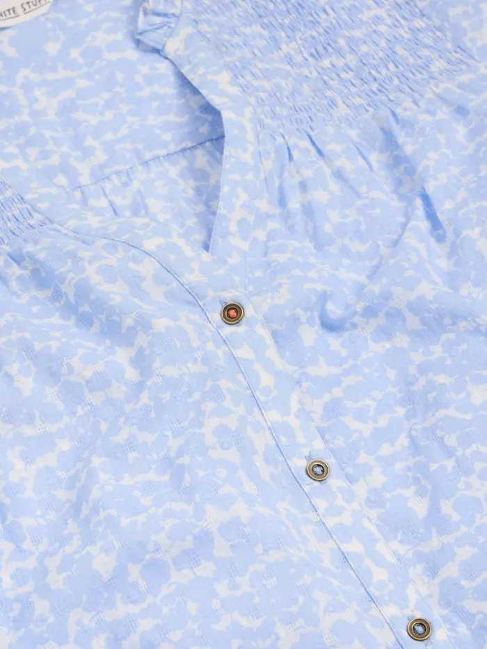 White Stuff TUNICS Deeba Cotton Tunic Blue Print 8211 Women