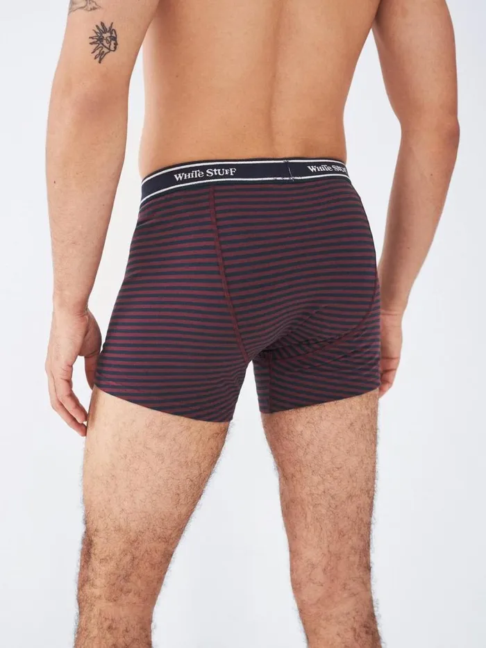 White Stuff UNDERWEAR 2 Pack Boxers Plain And Stripe Teal Multi 8211 Men White Stuff UNDERWEAR 2 Pack Boxers Plain And Stripe Teal Multi 8211 Men