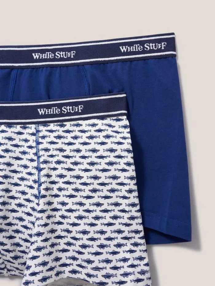 White Stuff UNDERWEAR 2 Pack Boxers Print And Plain White Multi 8211 Men White Stuff UNDERWEAR 2 Pack Boxers Print And Plain White Multi 8211 Men