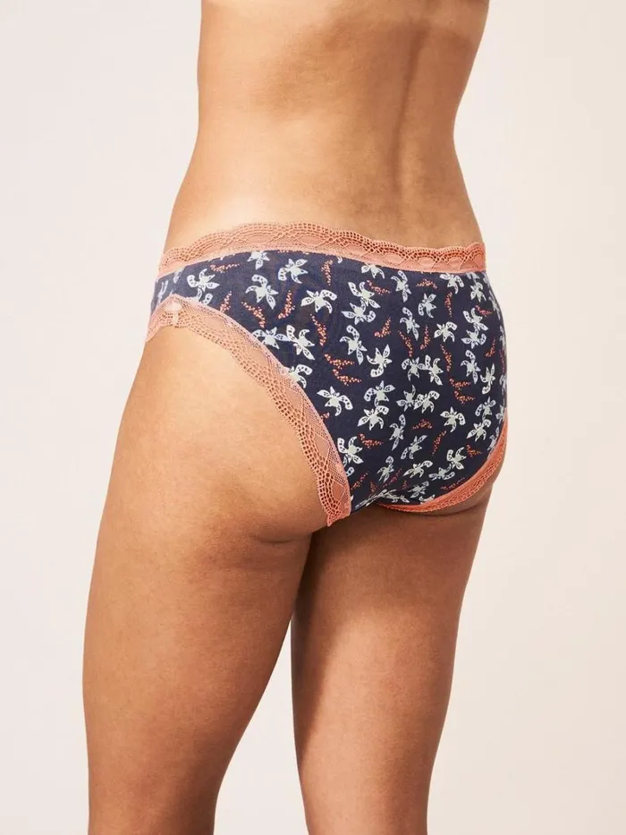 White Stuff UNDERWEAR Abstract Floral Knicker Grey Print 8211 Women