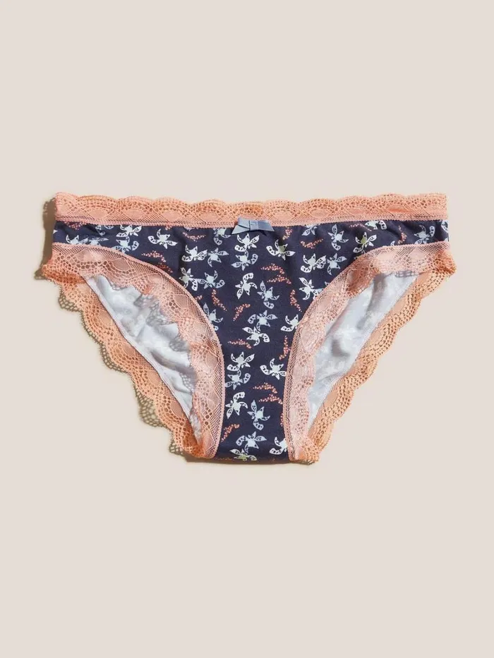White Stuff UNDERWEAR Abstract Floral Knicker Grey Print 8211 Women White Stuff UNDERWEAR Abstract Floral Knicker Grey Print 8211 Women