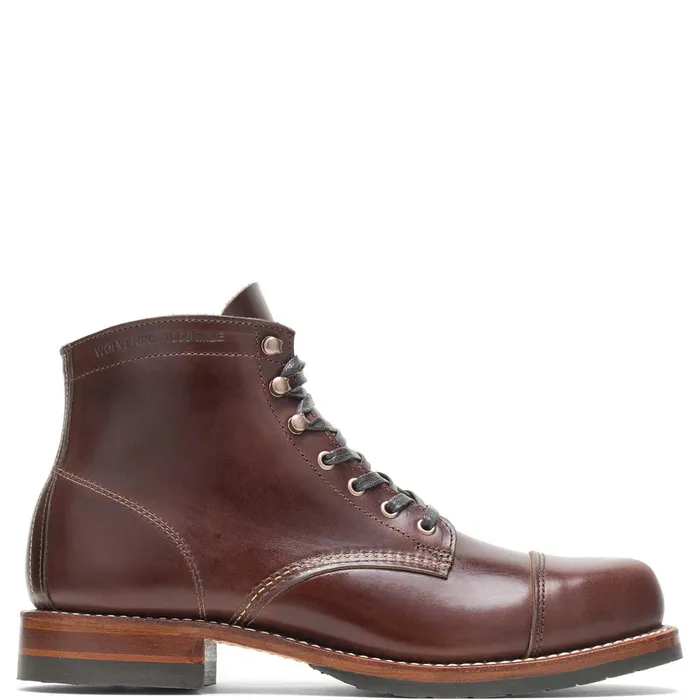 Wolverine 1000 Mile CapToe Classic Boot Havana Brown Men Boots