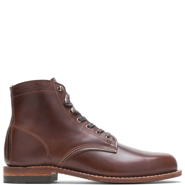 Wolverine 1000 Mile PlainToe Original Boot Brown Men Boots