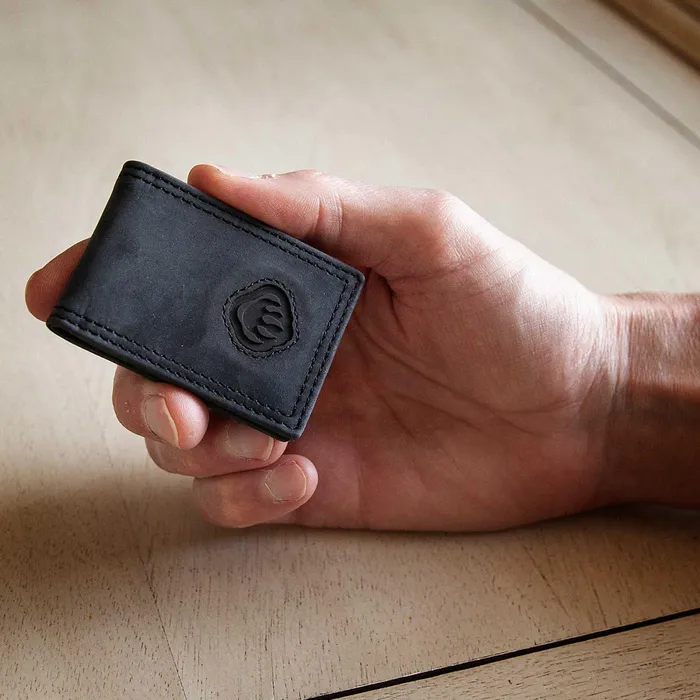 Wolverine I90 DuraShocks Money Clip Black Men Wallets