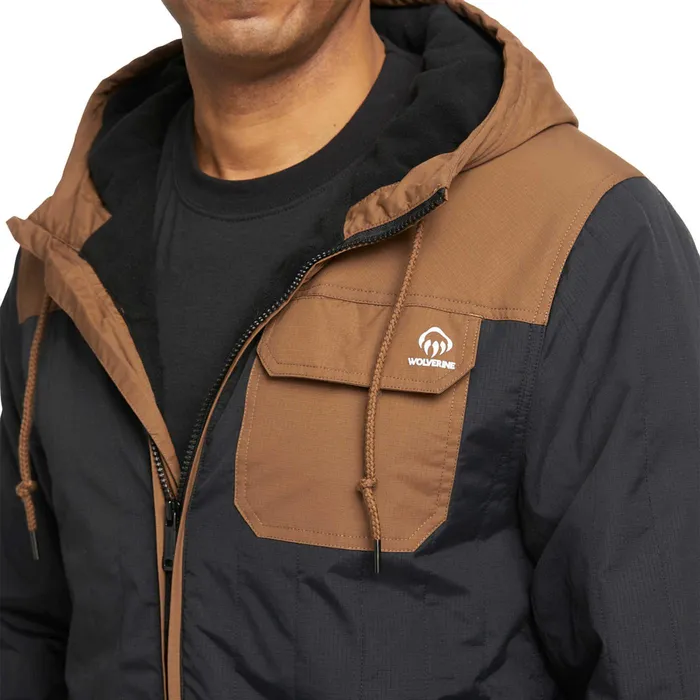 Wolverine I90 Insulated Hooded Jacket Black Men Outerwear