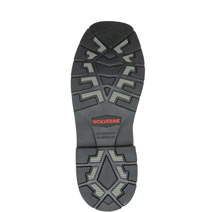 Wolverine Rancher Eagle Waterproof SteelToe Wellington Work Boot Brownteal WomenMen Boots