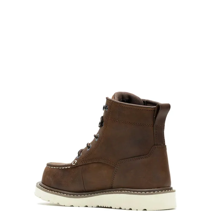 Wolverine Trade Wedge Unlined 6034MocToe CompositeToe Work Boot Dark Brown Women Boots