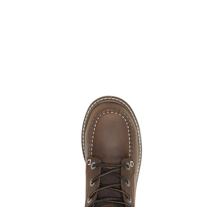 Wolverine Trade Wedge Unlined 6034MocToe CompositeToe Work Boot Dark Brown Women Boots