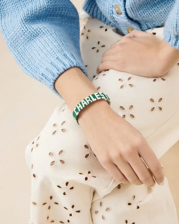 Women Accessories Loeffler Randall GreenWhite 039Charleston039 Bracelet L Jewelry L Craft Fair Women Accessories Loeffler Randall GreenWhite 039Charleston039 Bracelet L Jewelry L Craft Fair