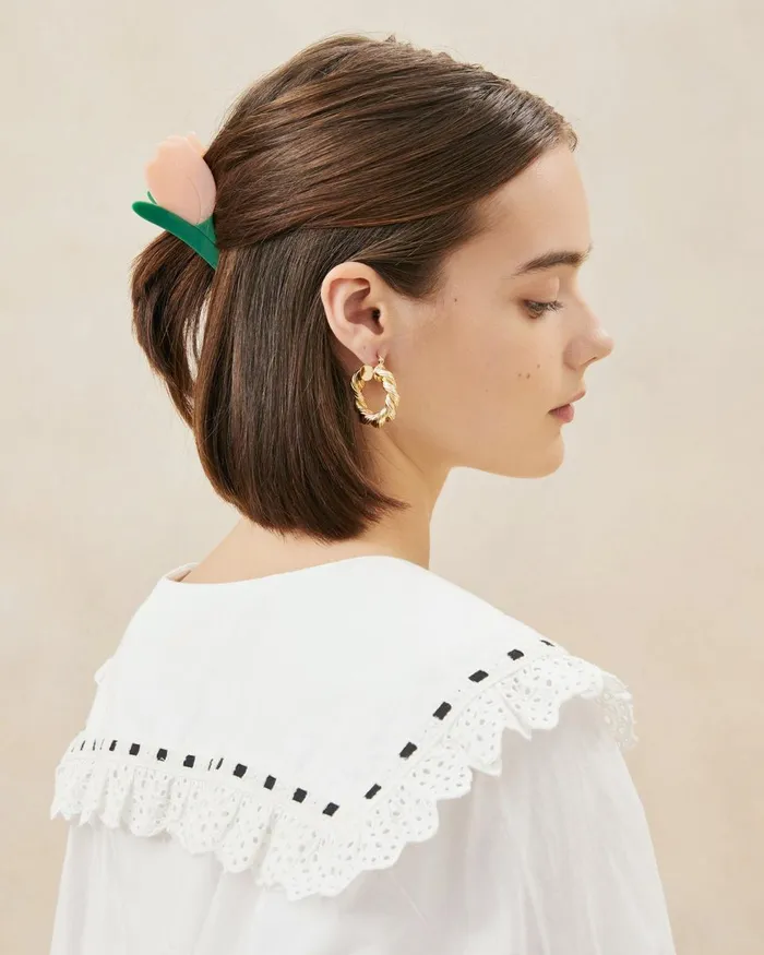 Women Accessories Loeffler Randall Juniper RedPink Multi Tulip Clip Set L Hair Accessories L Accessories Women Accessories Loeffler Randall Juniper RedPink Multi Tulip Clip Set L Hair Accessories L Accessories