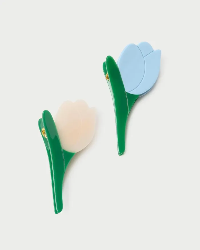 Women Accessories Loeffler Randall Juniper RedPink Multi Tulip Clip Set L Hair Accessories L Accessories Women Accessories Loeffler Randall Juniper RedPink Multi Tulip Clip Set L Hair Accessories L Accessories