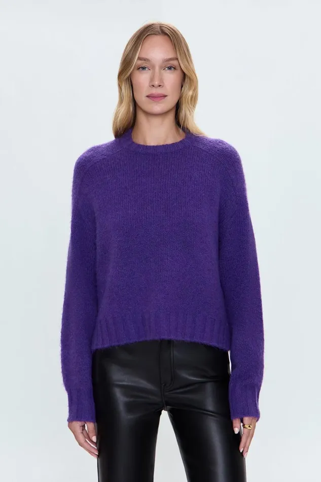 Women Adina Sweater 8211 Lila Purple Pistola Denim Sweaters and Knits