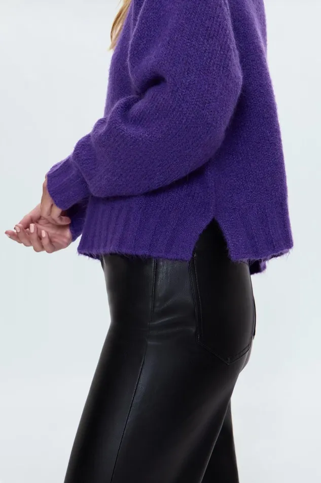 Women Adina Sweater 8211 Lila Purple Pistola Denim Sweaters and Knits