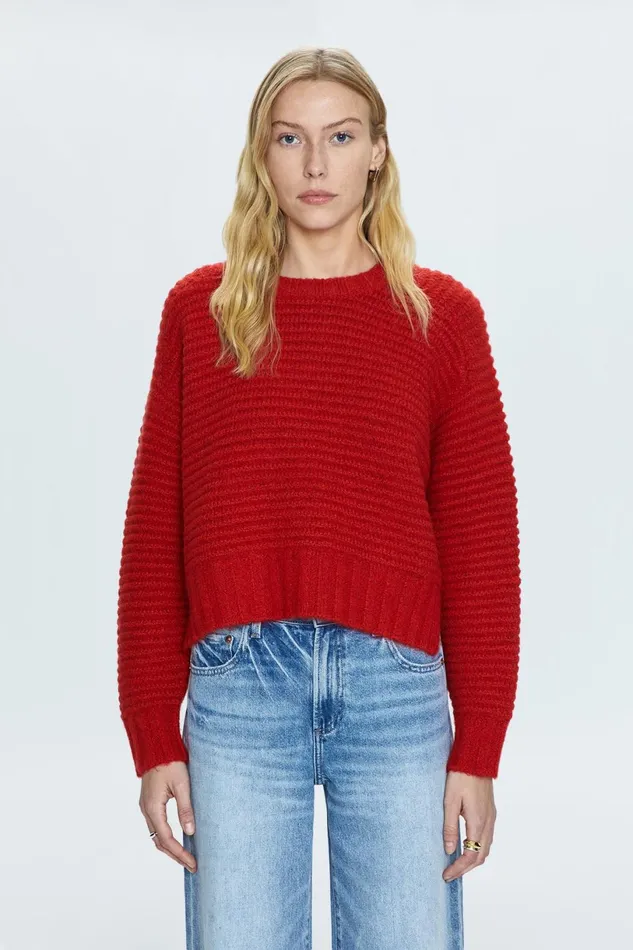 Women Adina Sweater 8211 Rouge Pistola Denim Sweaters and Knits