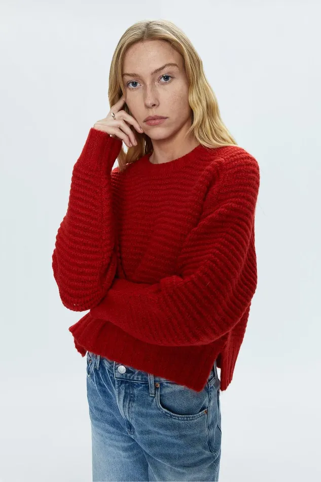 Women Adina Sweater 8211 Rouge Pistola Denim Sweaters and Knits