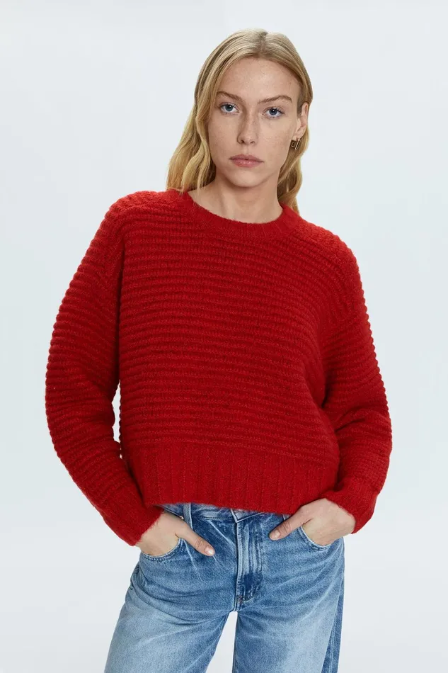 Women Adina Sweater 8211 Rouge Pistola Denim Sweaters and Knits
