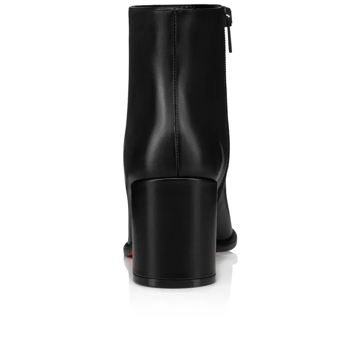Women Adoxa 70 Mm Low Boots 8211 Calf Leather 8211 Black Black Christian Louboutin Ankle Boots