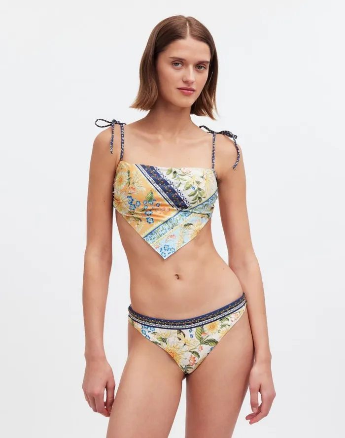 Women Agua Bendita Lola Bikini Bottom Multi Madewell Swim