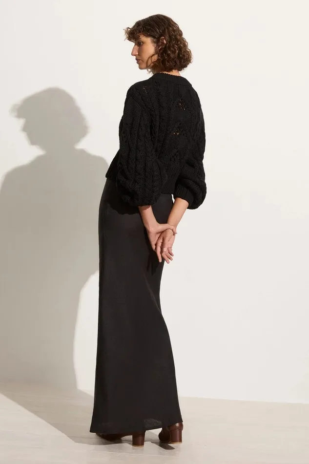 Women Alanna Knit Jumper Black 8211 Final Sale Faithfull The Brand Tops Women Alanna Knit Jumper Black 8211 Final Sale Faithfull The Brand Tops
