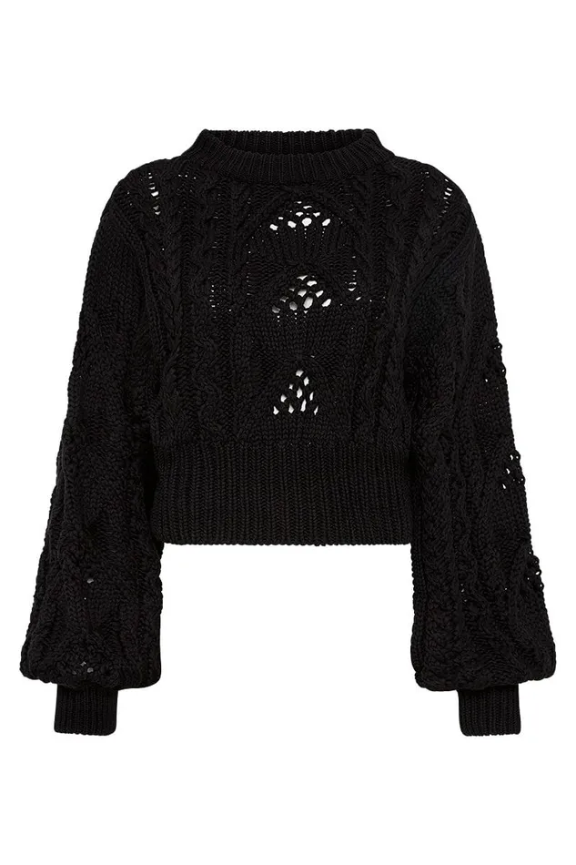 Women Alanna Knit Jumper Black 8211 Final Sale Faithfull The Brand Tops Women Alanna Knit Jumper Black 8211 Final Sale Faithfull The Brand Tops