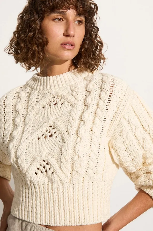 Women Alanna Knit Jumper Off White 8211 Final Sale Faithfull The Brand Tops Women Alanna Knit Jumper Off White 8211 Final Sale Faithfull The Brand Tops