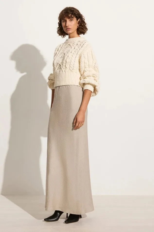 Women Alanna Knit Jumper Off White 8211 Final Sale Faithfull The Brand Tops Women Alanna Knit Jumper Off White 8211 Final Sale Faithfull The Brand Tops