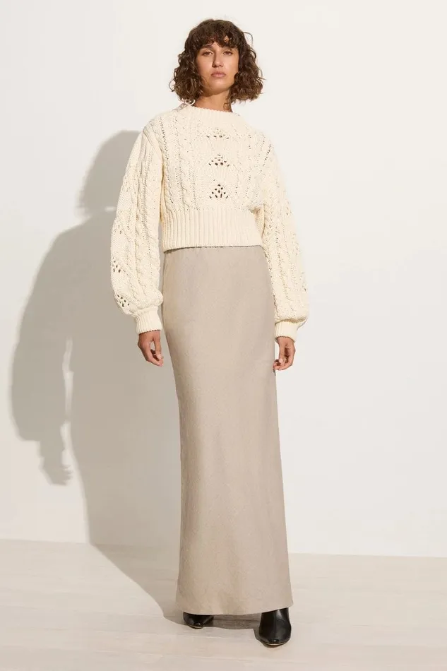 Women Alanna Knit Jumper Off White 8211 Final Sale Faithfull The Brand Tops Women Alanna Knit Jumper Off White 8211 Final Sale Faithfull The Brand Tops