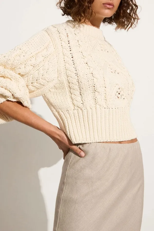 Women Alanna Knit Jumper Off White 8211 Final Sale Faithfull The Brand Tops Women Alanna Knit Jumper Off White 8211 Final Sale Faithfull The Brand Tops