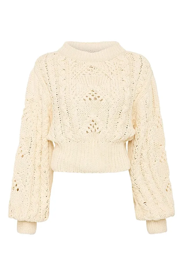 Women Alanna Knit Jumper Off White 8211 Final Sale Faithfull The Brand Tops Women Alanna Knit Jumper Off White 8211 Final Sale Faithfull The Brand Tops