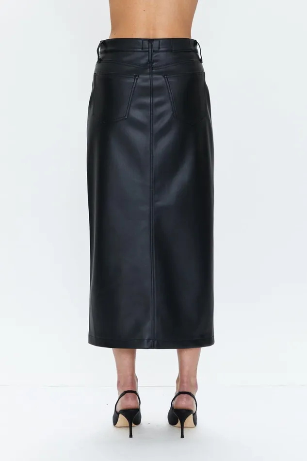 Women Alice Midi Skirt 8211 Slate Black Pistola Denim Skirts