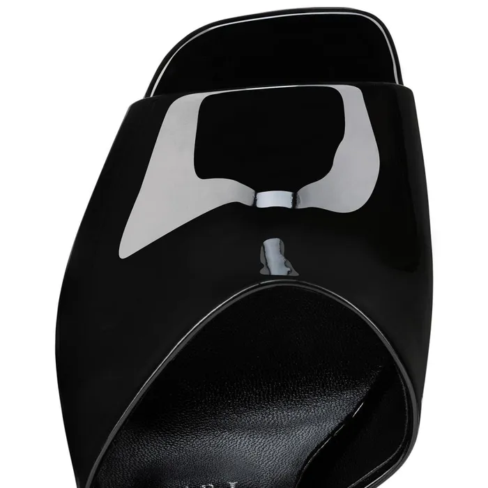 Women Amali Mule Alta 130 Mm Mules 8211 Patent Leather 8211 Black Black Christian Louboutin Mules