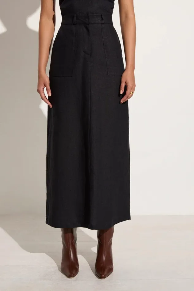 Women Amreli Maxi Skirt Black 8211 Final Sale Faithfull The Brand Skirts and Shorts Women Amreli Maxi Skirt Black 8211 Final Sale Faithfull The Brand Skirts and Shorts