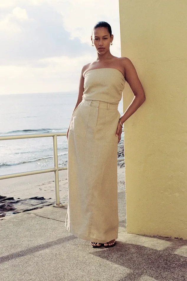 Women Amreli Maxi Skirt Natural 8211 Final Sale Faithfull The Brand Skirts and Shorts Women Amreli Maxi Skirt Natural 8211 Final Sale Faithfull The Brand Skirts and Shorts