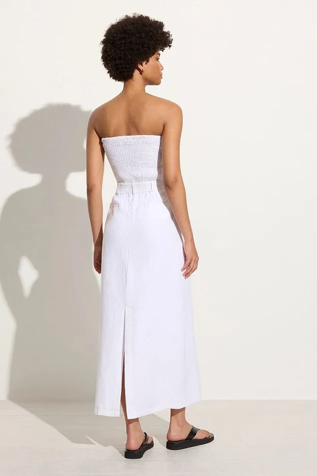 Women Amreli Maxi Skirt White 8211 Final Sale Faithfull The Brand Skirts and Shorts Women Amreli Maxi Skirt White 8211 Final Sale Faithfull The Brand Skirts and Shorts