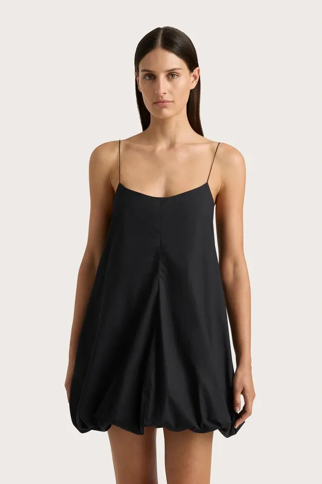 Women Anais Mini Dress Black Faithfull The Brand Dresses Women Anais Mini Dress Black Faithfull The Brand Dresses